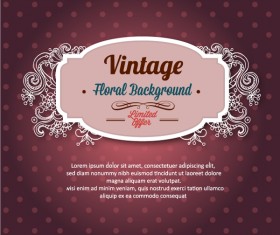 Elegant Vintage background set 03