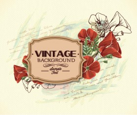 Elegant Vintage background set 05