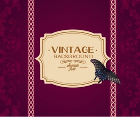 Elegant Vintage background set 08