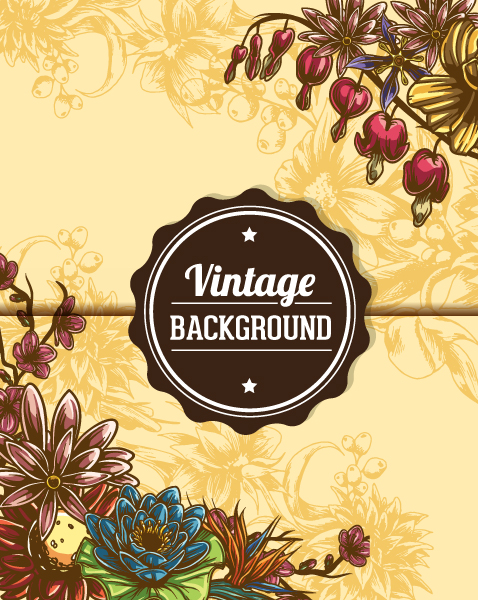 Elegant Vintage background set 15