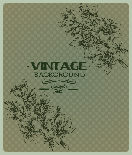 Elegant Vintage background set 20