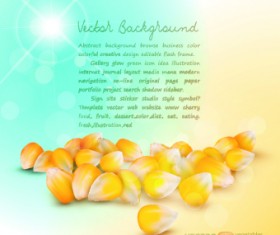 Food creative vector background 02