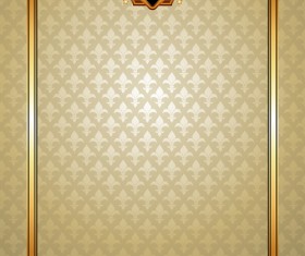 Gold elements vector backgrounds 03