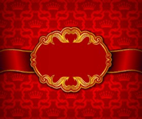 Golden frame with luxury background 01