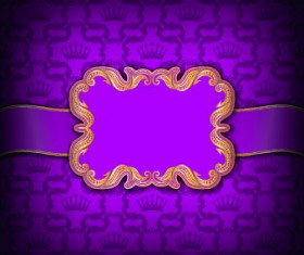 Golden frame with luxury background 02