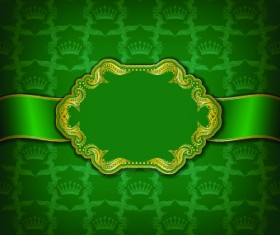 Golden frame with luxury background 05