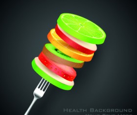 Health object design vector 01