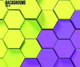 Honeycomb vector backgrounds 06