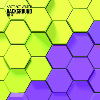 Honeycomb vector backgrounds 06