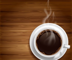 Hot coffee Vector 02