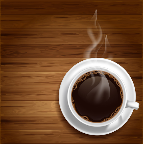 Hot coffee Vector 02