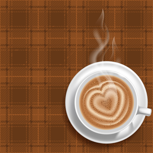 Hot coffee Vector 04