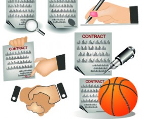 Modern Icons objects vector set 01