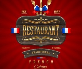 Luxurious Restaurant Cover Background 01