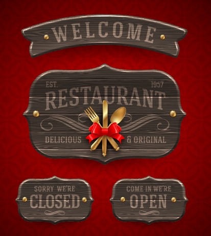 Luxurious Restaurant Cover Background 02