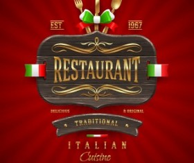 Luxurious Restaurant Cover Background 04