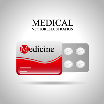 Medicine vector background Illustration 02