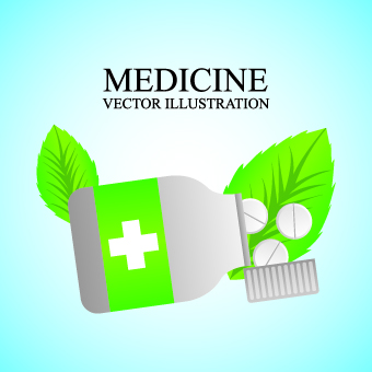 Medicine vector background Illustration 05