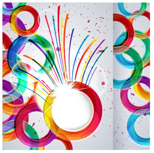 Shiny Multicolor background vector 05 free download