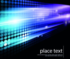 Neon light abstract background vector 01