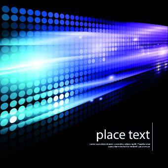 Neon light abstract background vector 01