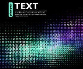 Neon light abstract background vector 02