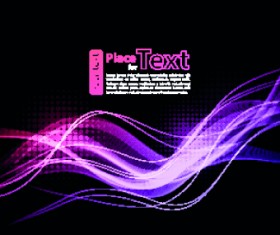 Neon light abstract background vector 04