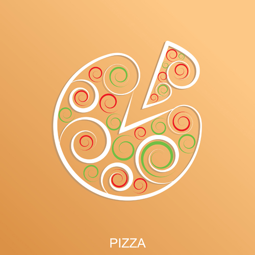 Vintage Pizza design vector 01