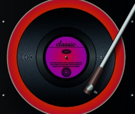 Vector of Retro Party Posters set 04