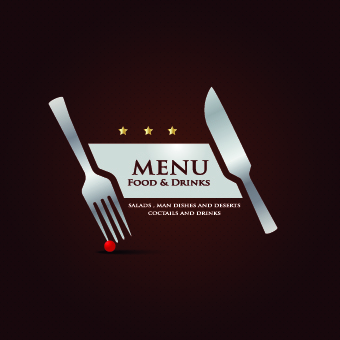 Vector Restaurant menu cover design 03