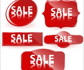 Sale buttons vectors