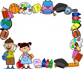 School backgrounds set 12