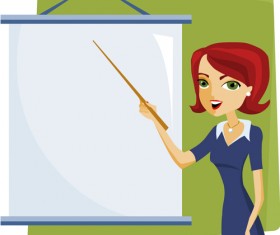 Cartoons School elements vector set 04