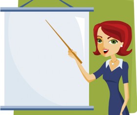 Cartoons School elements vector set 09