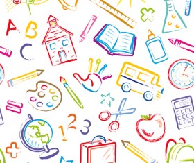 School drawn Creative vector 13