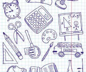 School drawn Creative vector 03
