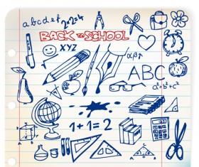 School drawn Creative vector 05