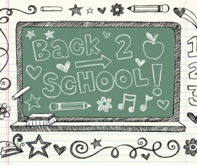 School drawn Creative vector 07