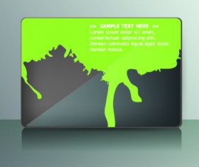 Shiny colored card design vector 02
