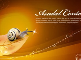Snail with golden background vector 05