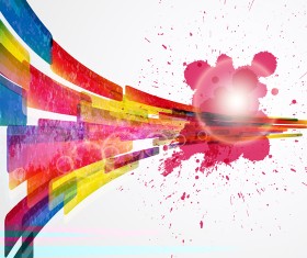Splash colorful shiny background 02