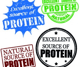 Stamp Proteins vector