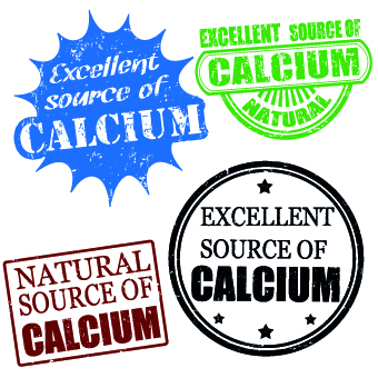 Stamp calcium vector