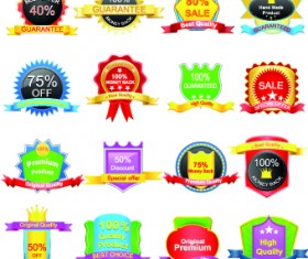 Sale Sticker labels and tags vector 03