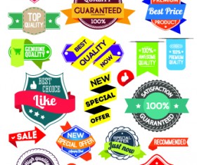 Sale Sticker labels and tags vector 04