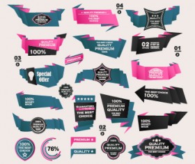 Sale Sticker labels and tags vector 07