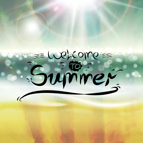 Summer Backgrounds with light vector dot 03