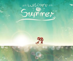 Summer Backgrounds with light vector dot 05
