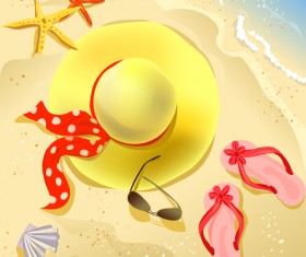 Summer beach travel backgrounds vector 05