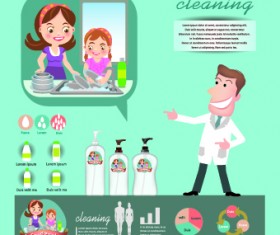 Creative teeth care infographics vectors 04